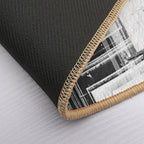 Decorative Red And White  Dirt-Trapping Bath Mat