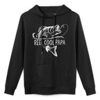 Reel Cool Papa Fishing Dad Gifts Fathers Day Fisherman Fish Pilling-Resistant Hoodie