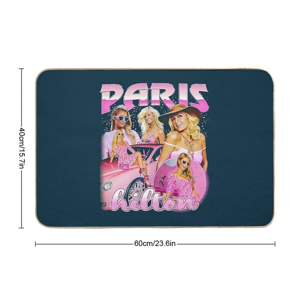 Paris Hilton Vintage Bootleg Es  Slip-Resistant Bath Mat