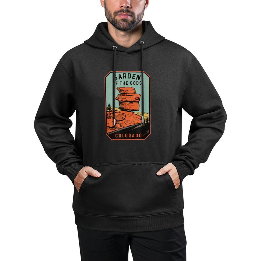 Garden of The Gods Colorado Retro Shrink-Resistant Hoodie