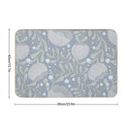 Interweaving of Flowers And Stems  Multi-Purpose Bath Mat