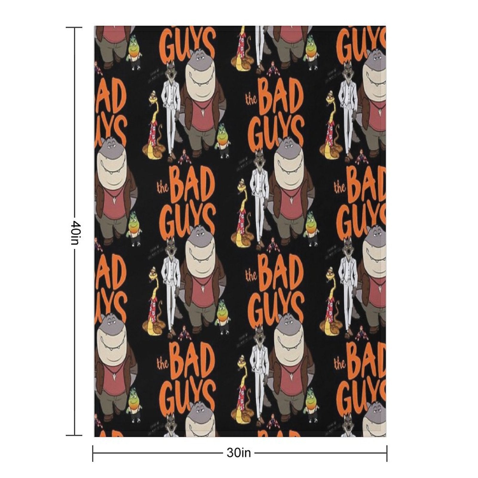 The Bad Guys Quick-dry Throw Blanket