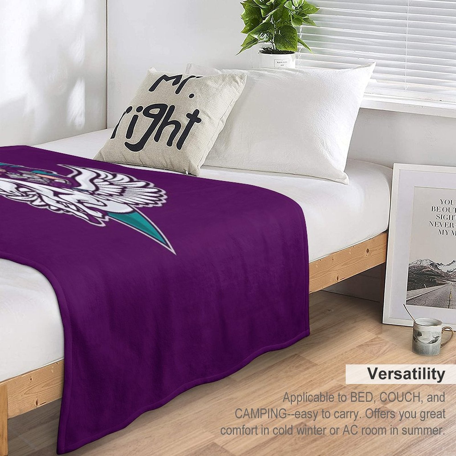 Madison Valkyries Versatility Throw Blanket