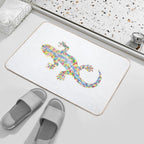 Barcelona City Lizard  Slip-Resistant Bath Mat