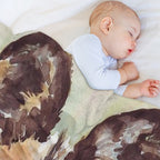 African Wild Dog Premium Throw Blanket