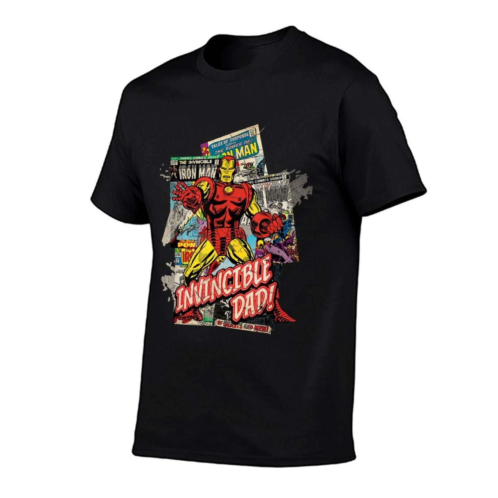Marvel Iron Man Invincible Dad Fathers Day Comic Retro  Breathable T-Shirt