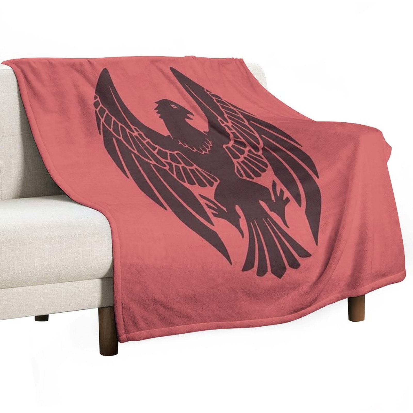 Fire Emblem™ Three Houses - Black Eagles Emblem [Colored] Plush Throw Blanket