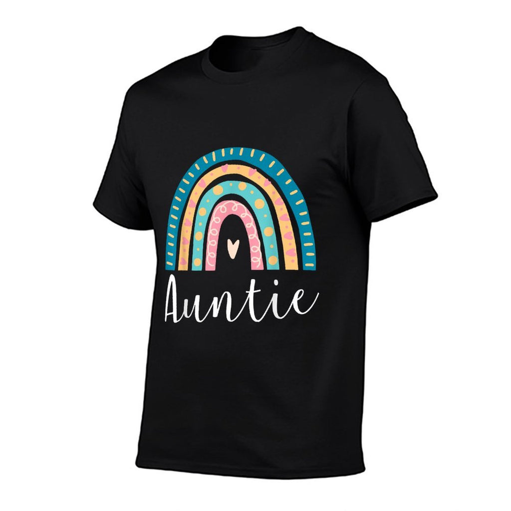 Auntie Rainbow Gifts Family Matching Birthday  Trendy Pattern T-Shirt