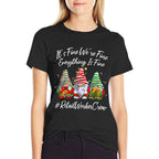 Retail Worker Crew Xmas Everything Is Fine Christmas Gnomie  Versatile T-Shirt