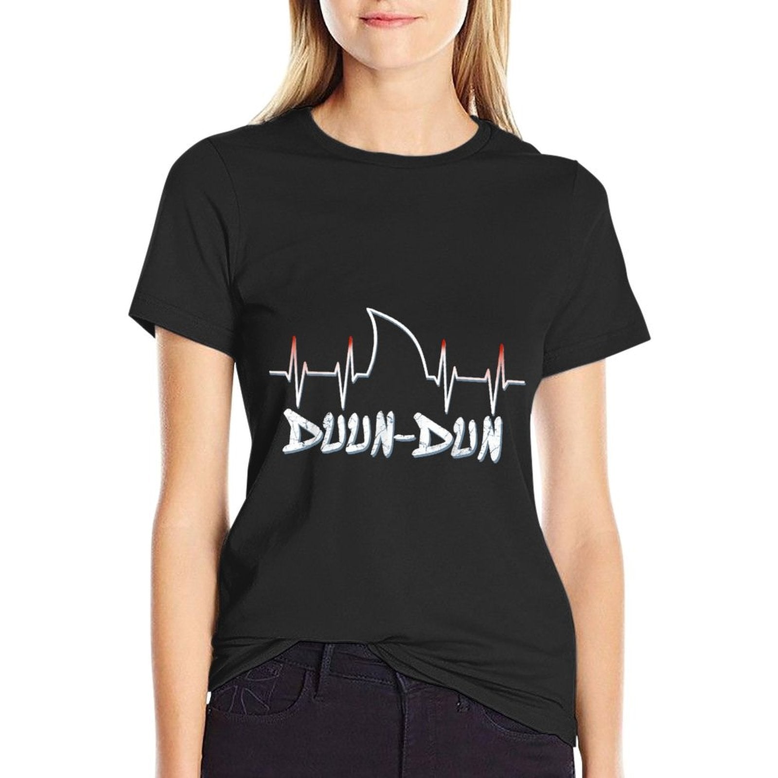 Shark Heartbeat Week Duun Dun Comfortable T-Shirt
