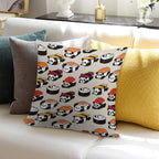 Sushi Panda Soft Gift Ready Throw Pillow