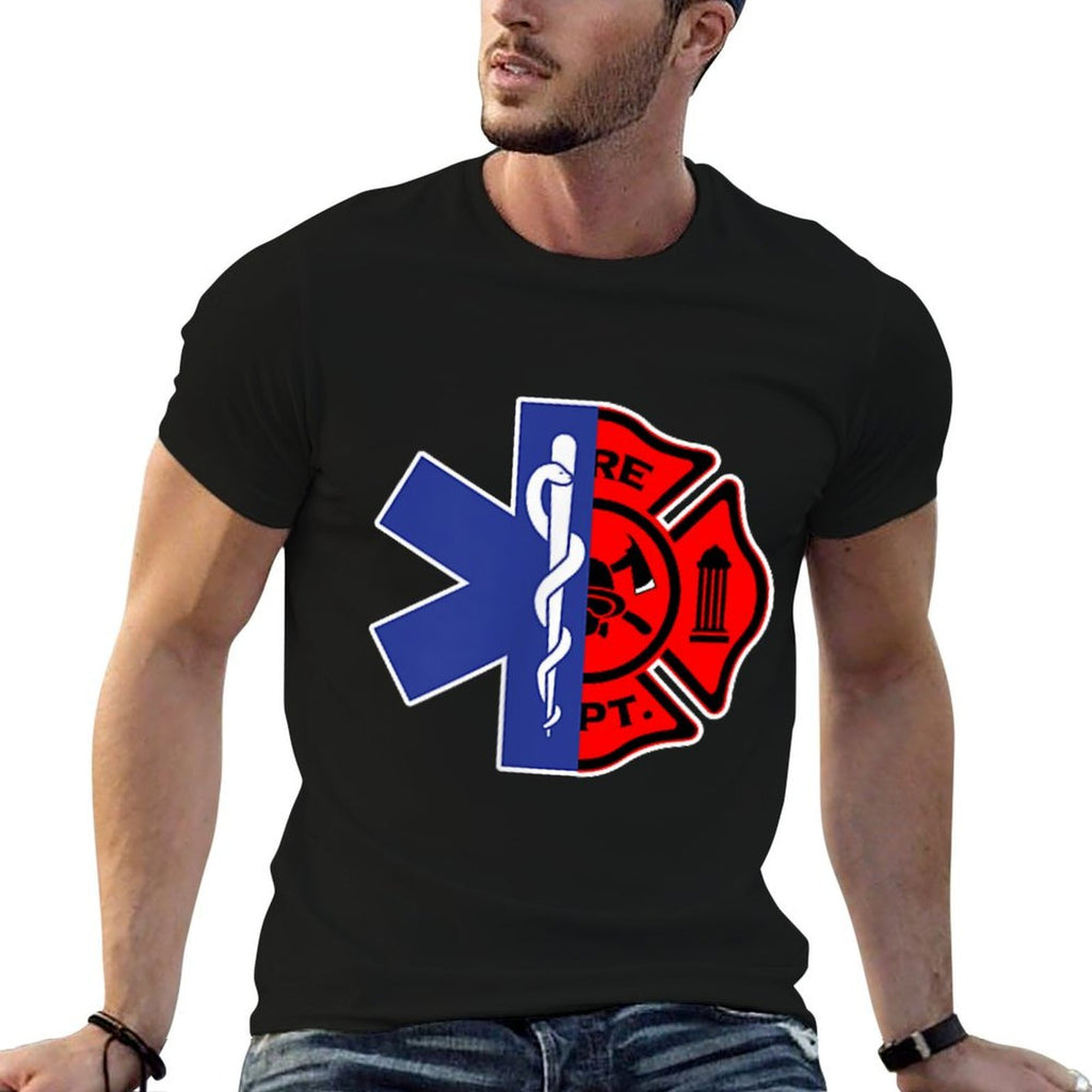 EMT Firefighter Firefighter Two Sided EMS Gift  Versatile T-Shirt