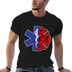 EMT Firefighter Firefighter Two Sided EMS Gift  Versatile T-Shirt