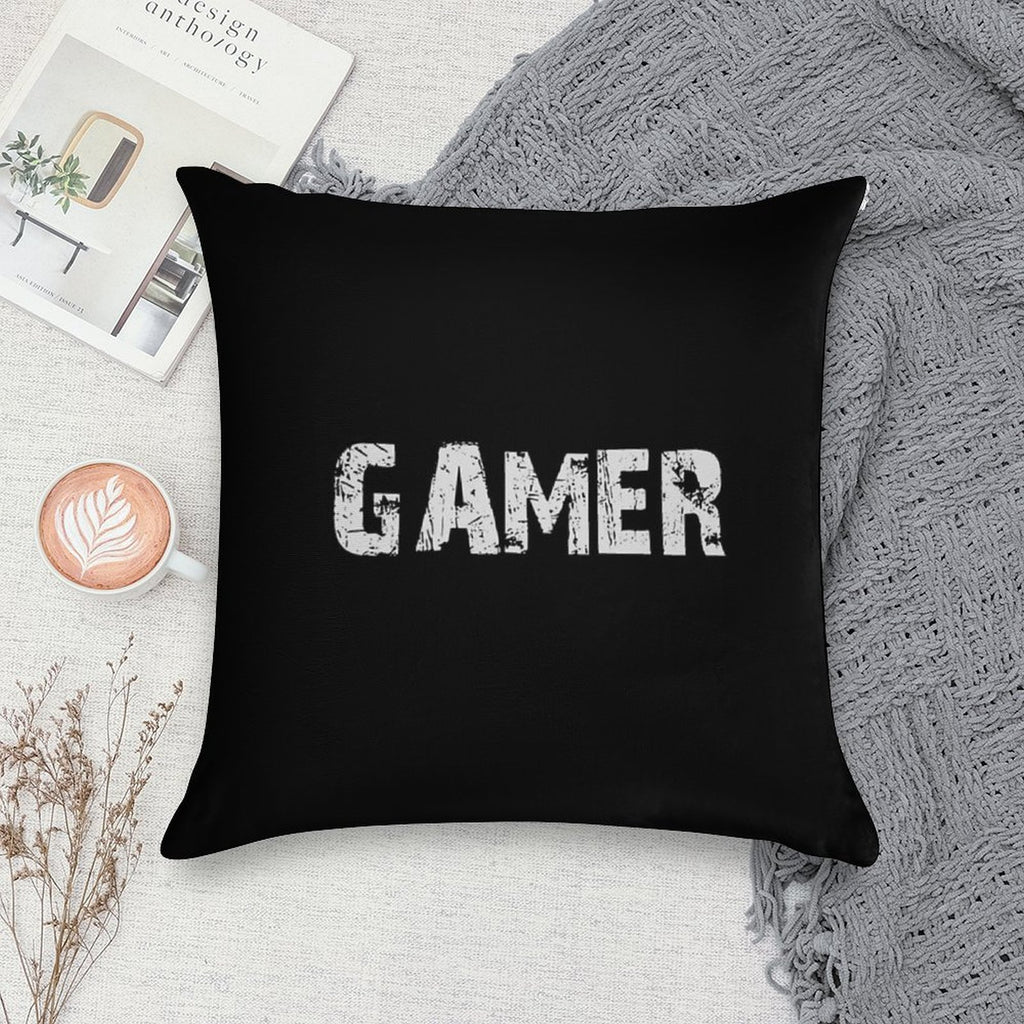 Gamer Soft High-Density Material Throw Pillow