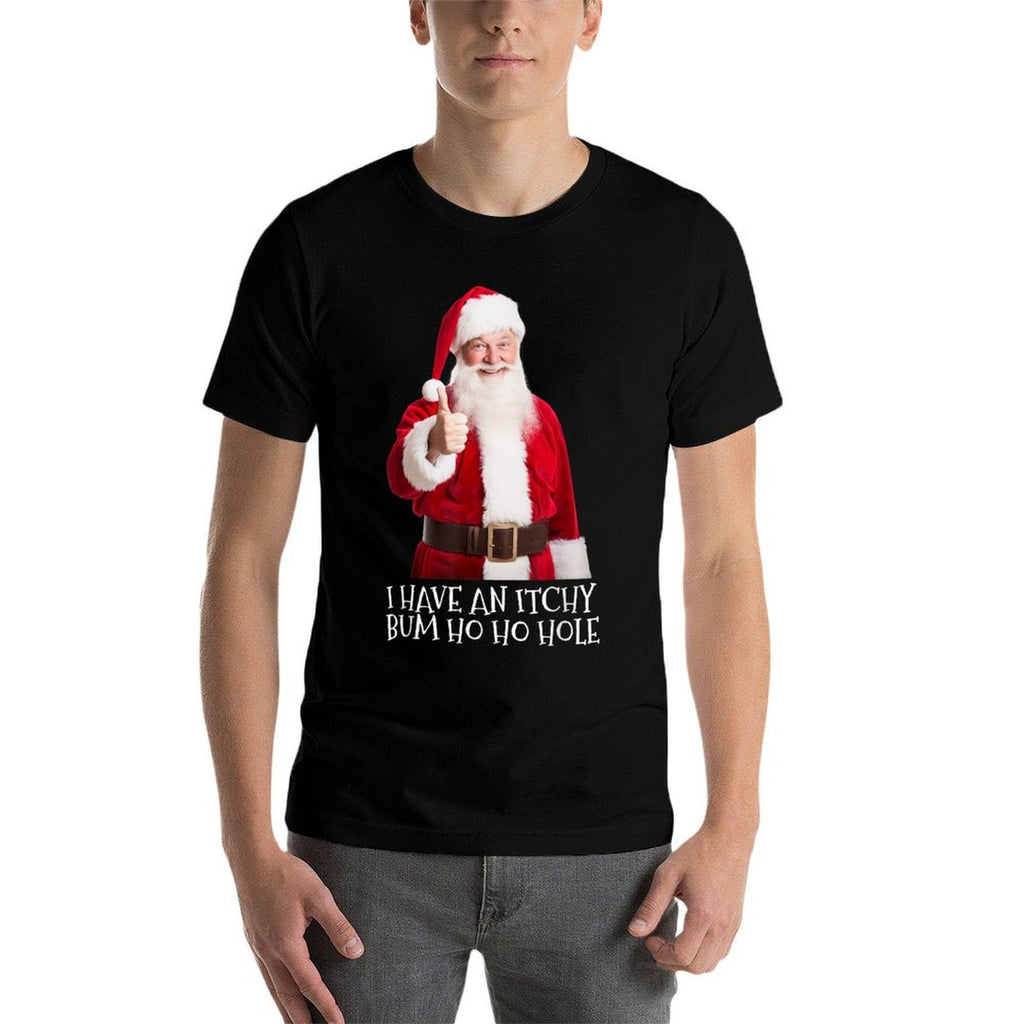 Santa Bum Joke Funny Embarrassing Christmas  Relaxed-fit T-Shirt