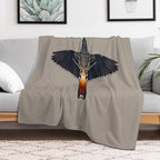 Spotted Pardalote - Australian Bird Premium Throw Blanket