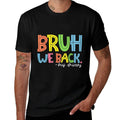 Bruh We Back Bus Drivers Retro Back To School Funny  Moisture-wicking T-Shirt
