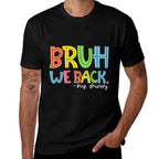 Bruh We Back Bus Drivers Retro Back To School Funny  Moisture-wicking T-Shirt