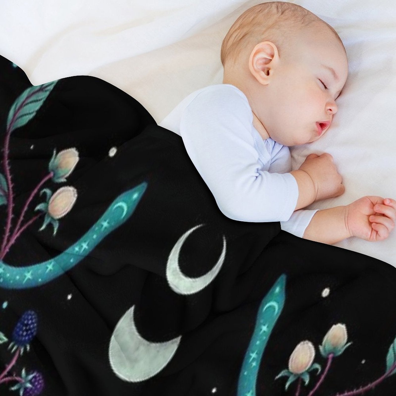 Serpent Moon All-season Throw Blanket