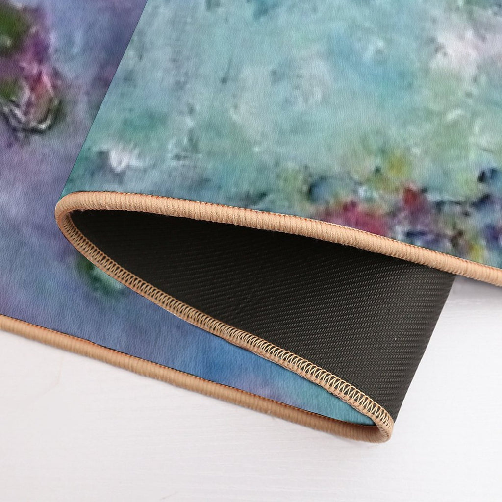 Water Lilies  Easy Maintenance Bath Mat