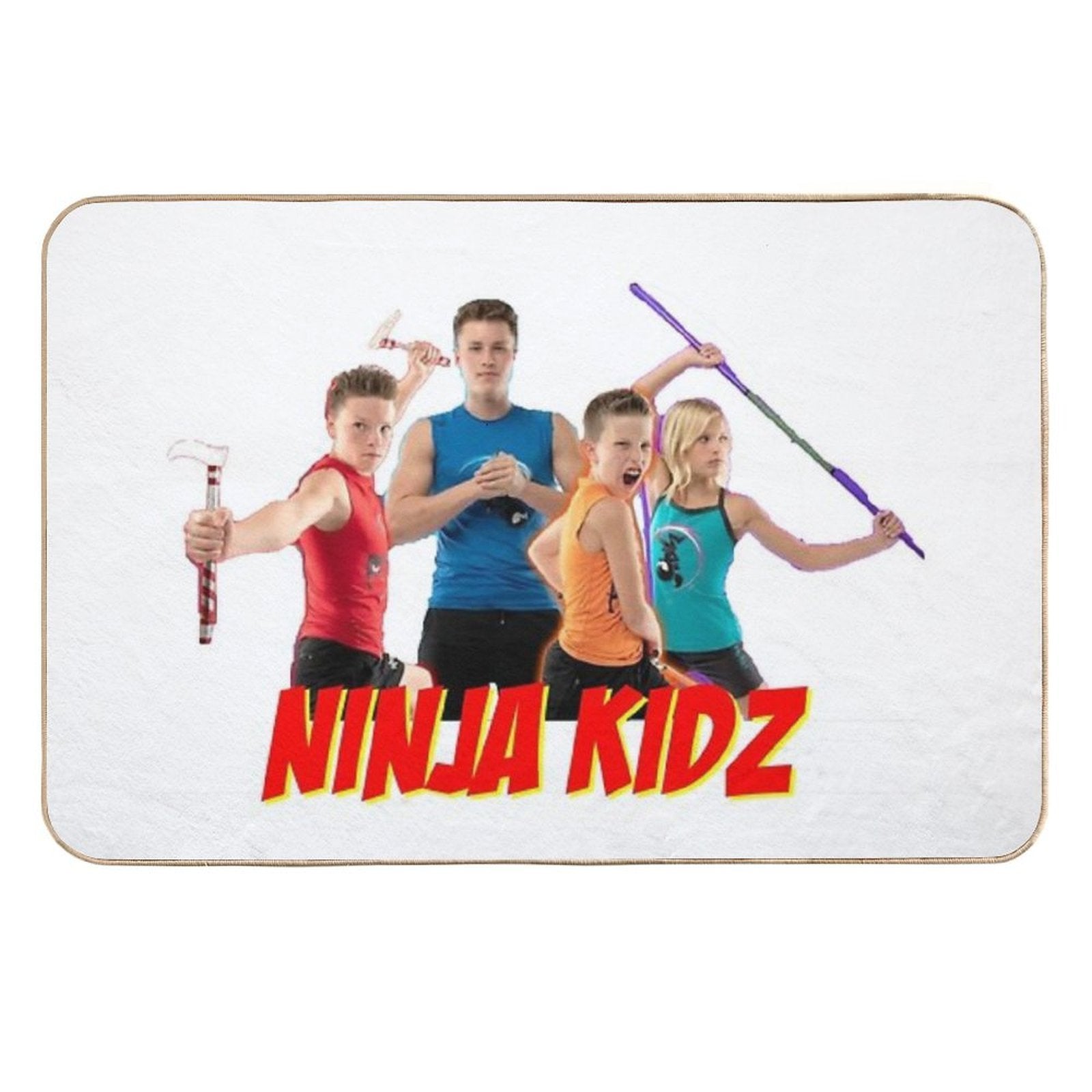 Ninja Kidz Merch For Kids Party  Slip-Resistant Bath Mat