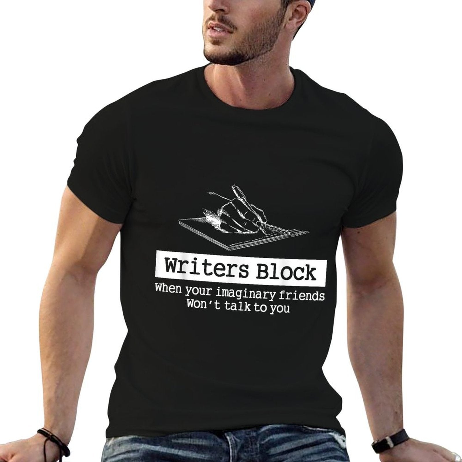 Writers Block Author Novelist Editor Wordsmith Writing Book  Affordable Price T-Shirt