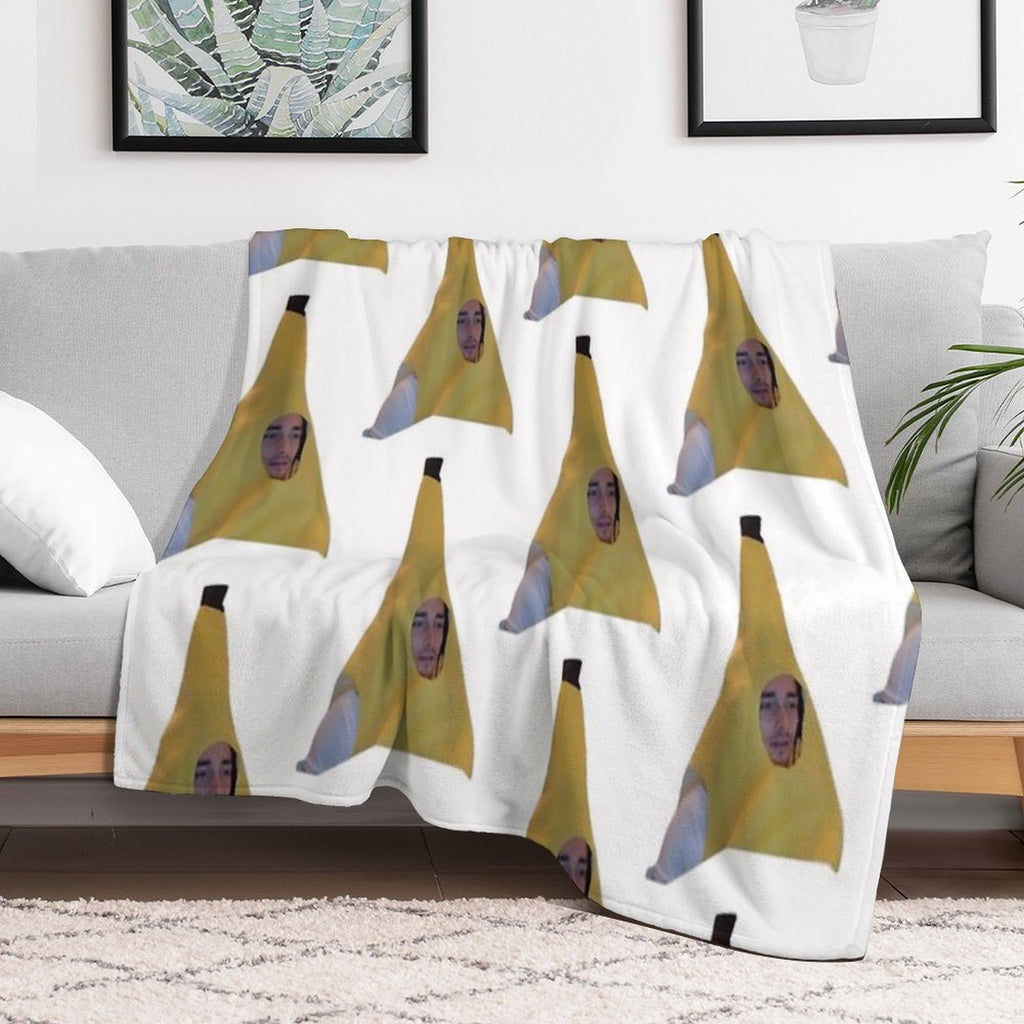 Banana Charles Leclerc Compact Throw Blanket