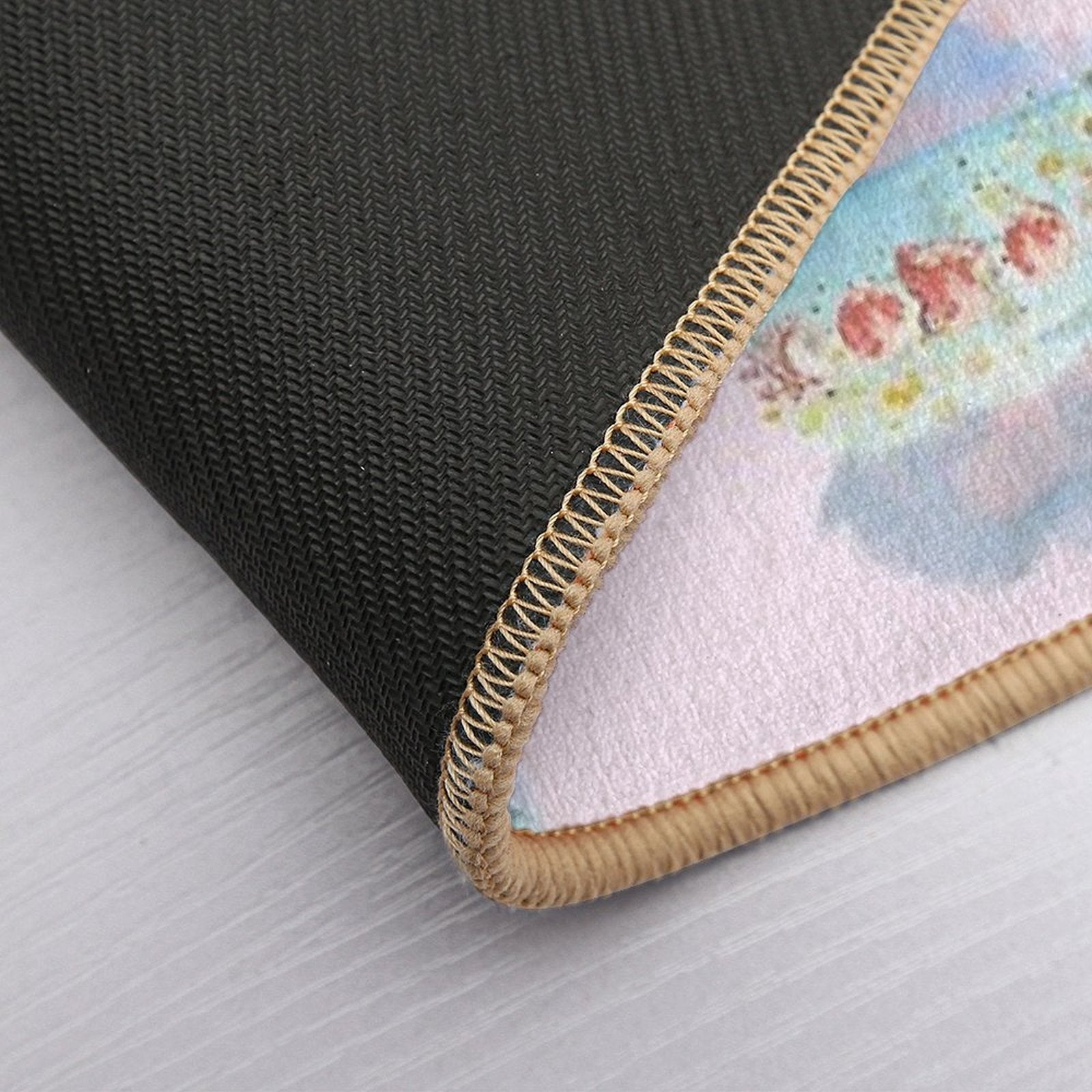 Ocean Sea Pink Full Moon Phase Water Witch  Odorless Bath Mat