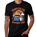 Dumpster Fire Response Team Sarcastic Office Raccoon Meme  Classic T-Shirt