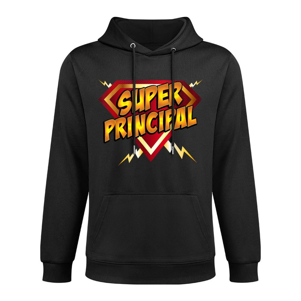 Super Principal Back to School Educational Superhero All-Day Comfort Hoodie