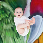 Tropical Green Parrot Shrink-resistant Throw Blanket