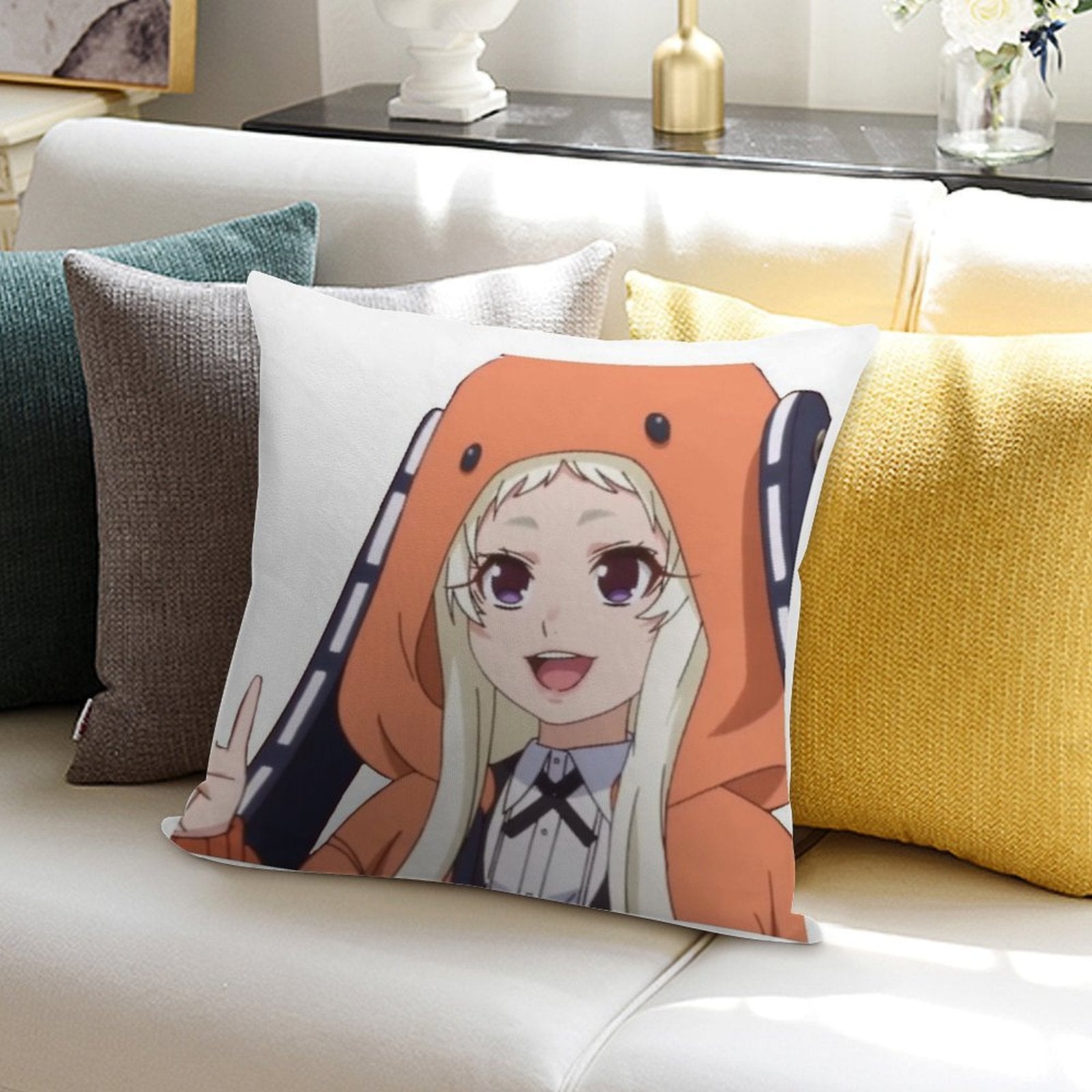 Runa Yomozuki Soft Fade-Resistant Throw Pillow