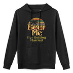 Beer Me Im Getting Married Groom Bride Bachelor Party Gift Kangaroo Pocket Hoodie