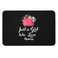 Just A Girl Who Loves Makeup  Fade-Resistant Bath Mat