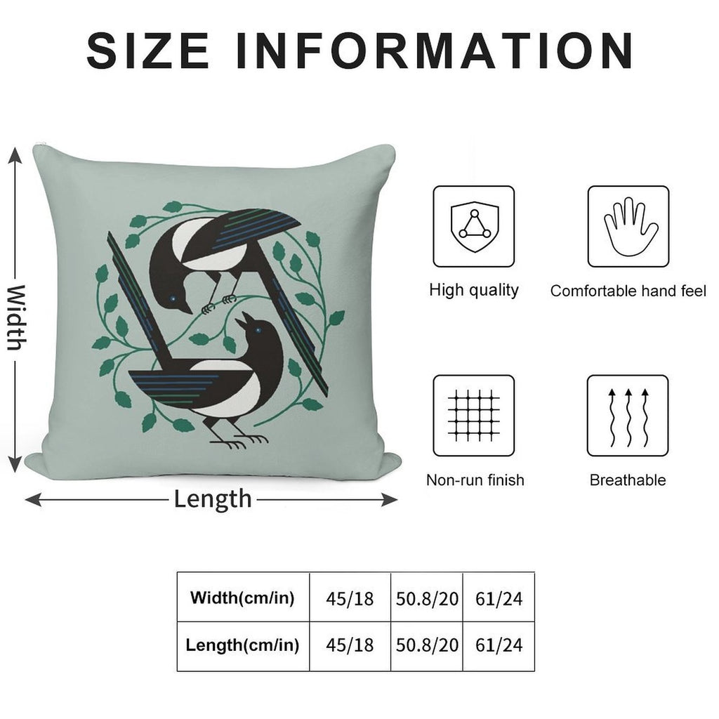 The Joy of Spring Soft Decorative Cover Throw Pillow
