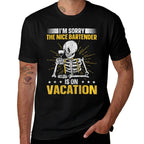 Im Sorry The Nice Bartender Is On Vacation Funny Bartender  Breathable T-Shirt