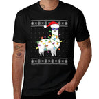 Alpaca Christmas Tree Funny Ugly Christmas Sweater  Graphic-printed T-Shirt