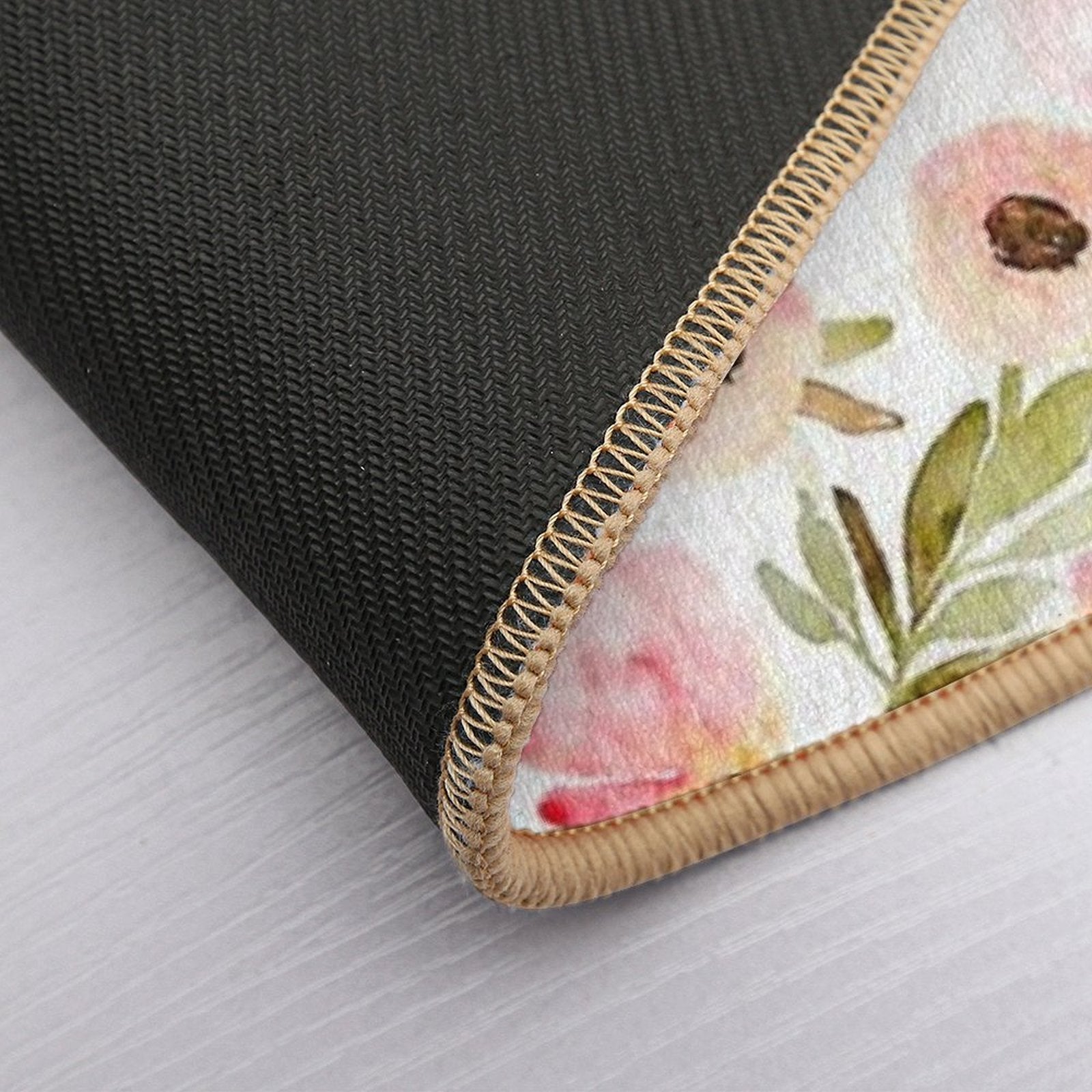 Botanical Floral  Anti-Trip Bath Mat