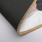 Wellness And Spa Still Life Concept, Vector Illustration  Eco-Friendly Bath Mat