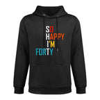 Funny 40 Years Old Gift - 1979 Vintage Retro 40th Birthday Kangaroo Pocket Hoodie