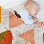 Bauhaus Geometric Colorful 2 Multi-functional Throw Blanket