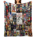 100 Best B-Movies of All Time Collage Lightweight Throw Blanket