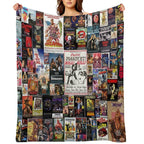 100 Best B-Movies of All Time Collage Lightweight Throw Blanket