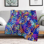 Swirl 5 Bayer Multi-functional Throw Blanket