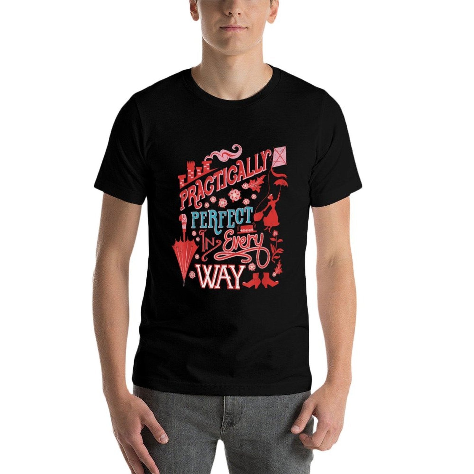 Disney Mary Poppins Practically Perfect In Every Way  Vintage-inspired T-Shirt