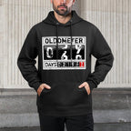 Funny 60th Birthday 60 Years Old - Oldometer Pun Easy Care Hoodie