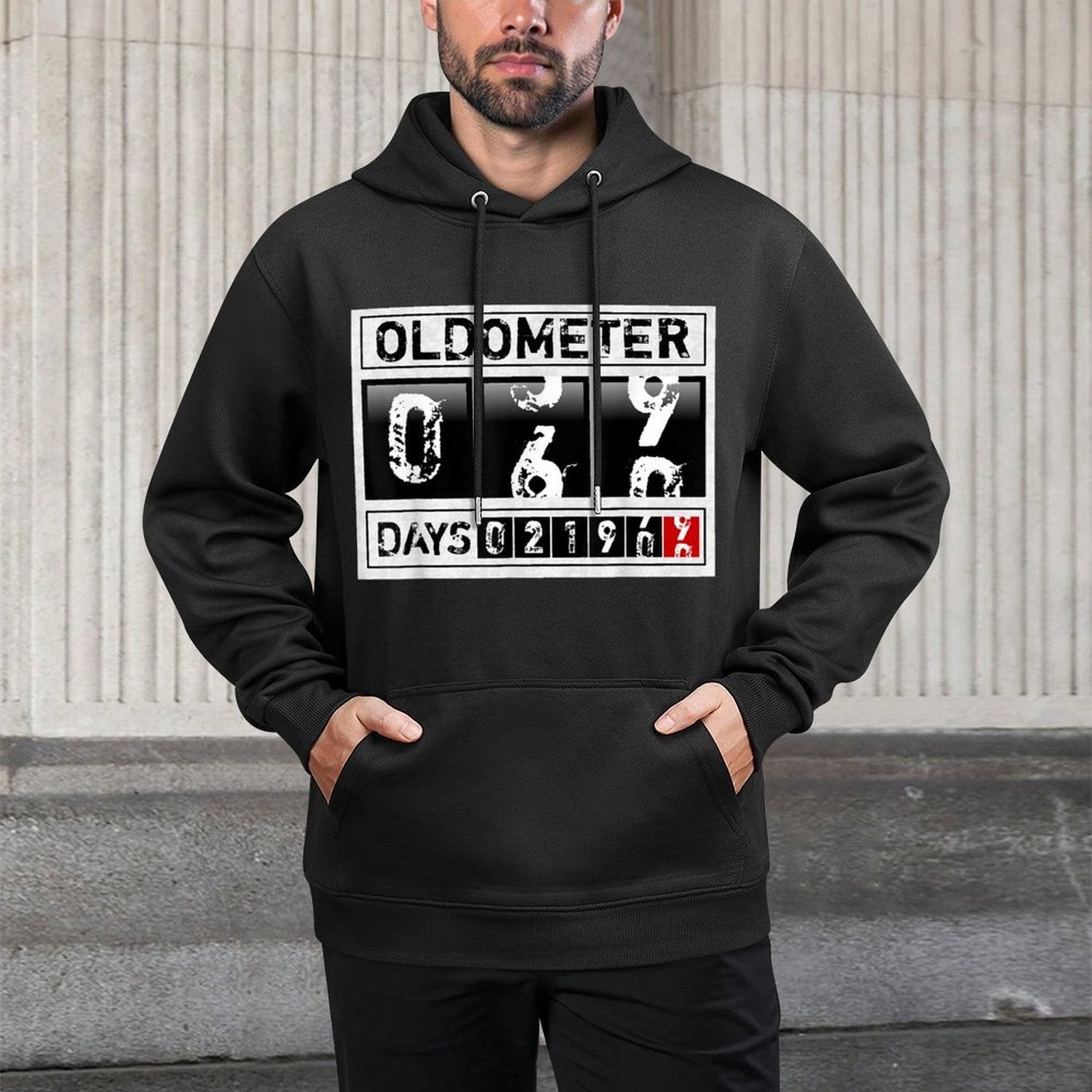 Funny 60th Birthday 60 Years Old - Oldometer Pun Easy Care Hoodie