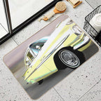 Classic Retro Car  High-Traffic Bath Mat