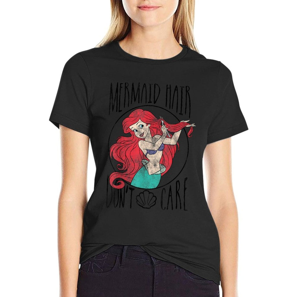 Disney The Little Mermaid Ariel Mermaid Hair Dont Care  Vintage-inspired T-Shirt