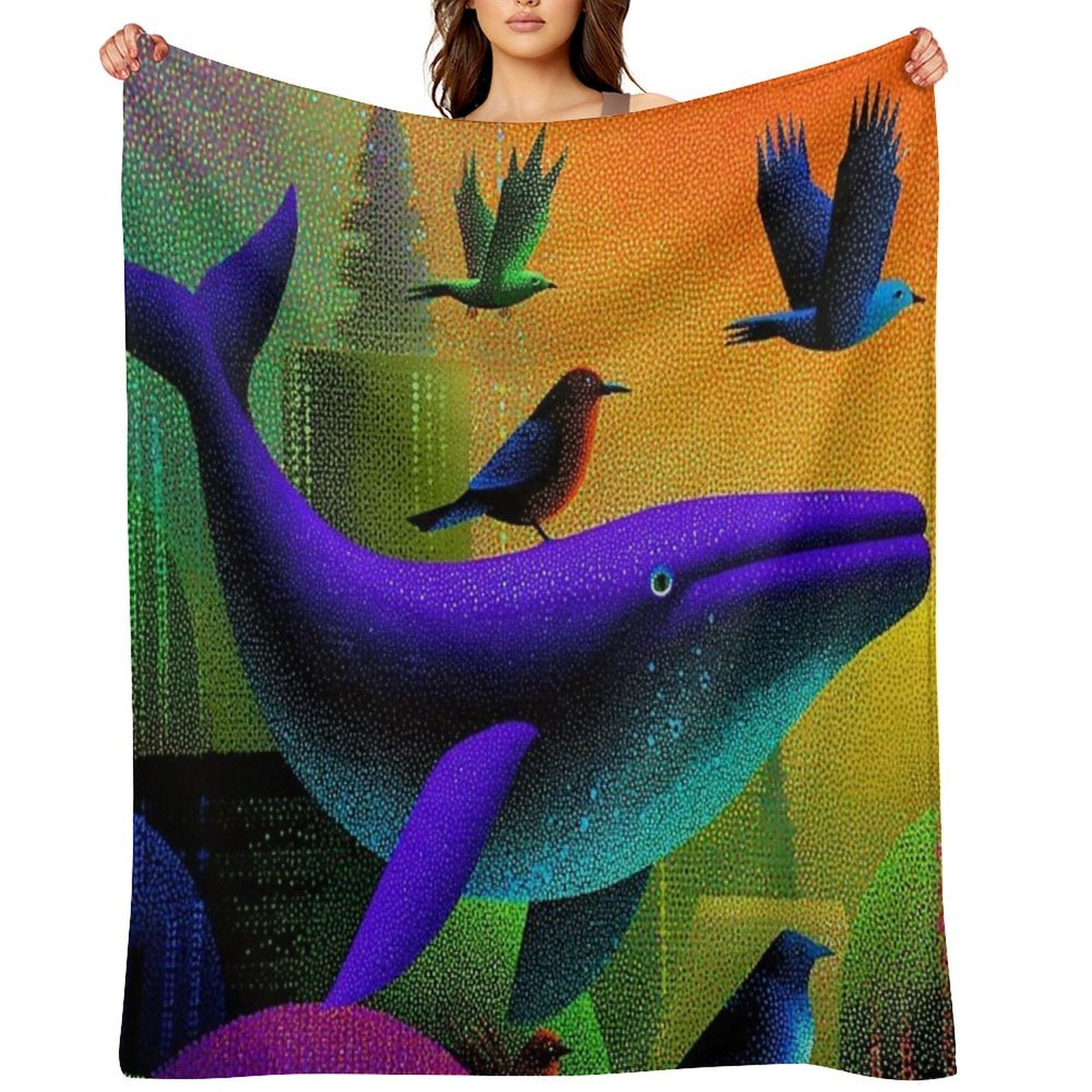 Ndoto Pop The Interconnected World Gift-ready Throw Blanket